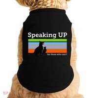 Speaking Up For Those Who CanT Stop Animal Abuse Awareness Doggie Tank thumb 0
