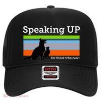 Speaking Up For Those Who CanT Stop Animal Abuse Awareness Hat thumb 0