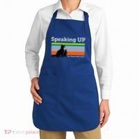 Speaking Up For Those Who CanT Stop Animal Abuse Awareness Apron thumb 2