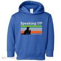 Speaking Up For Those Who CanT Stop Animal Abuse Awareness Toddler Hoodie thumb 0