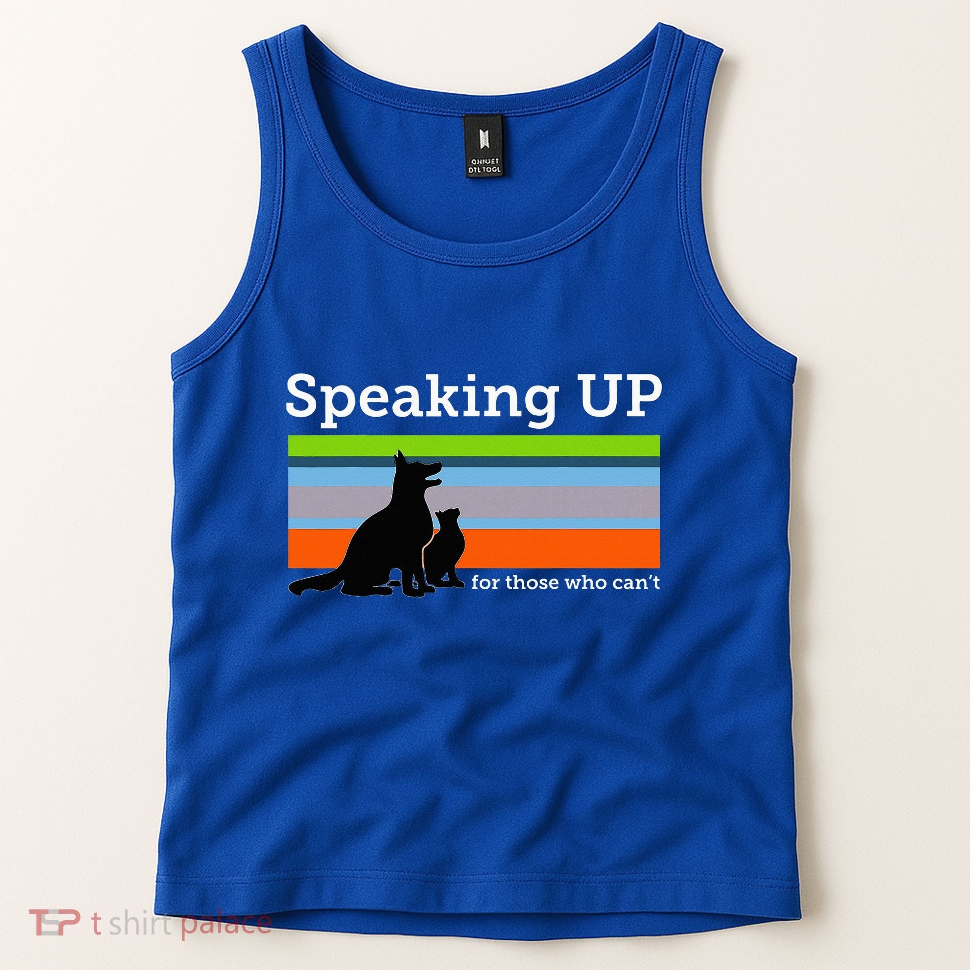 Speaking Up For Those Who CanT Stop Animal Abuse Awareness Tank Top