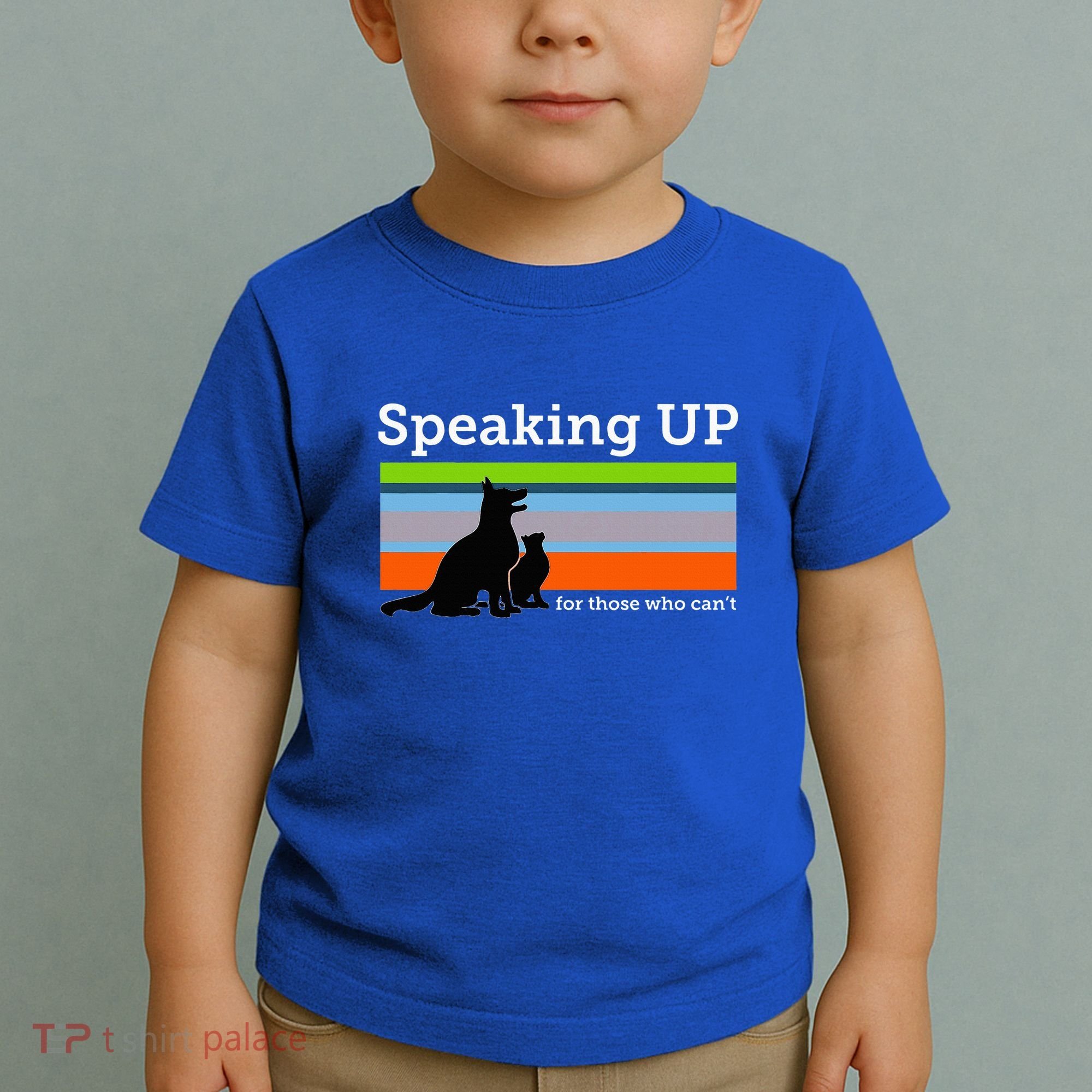 Speaking Up For Those Who CanT Stop Animal Abuse Awareness Toddler T-Shirt