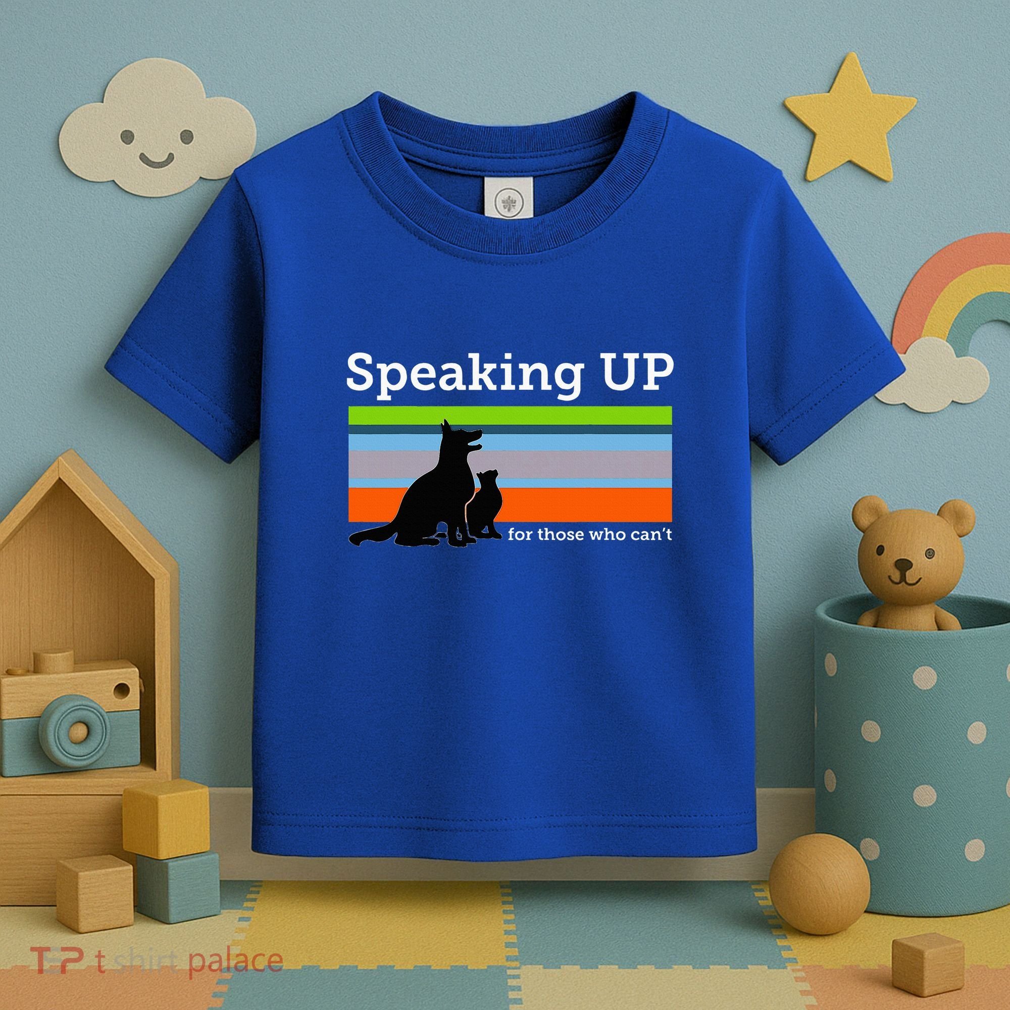 Speaking Up For Those Who CanT Stop Animal Abuse Awareness Toddler T-Shirt
