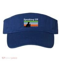 Speaking Up For Those Who CanT Stop Animal Abuse Awareness Visor thumb 0