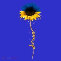 Sunflower Ukrainian Flag Tee I Stand With Ukraine Peace Gift Hoodie thumb 7
