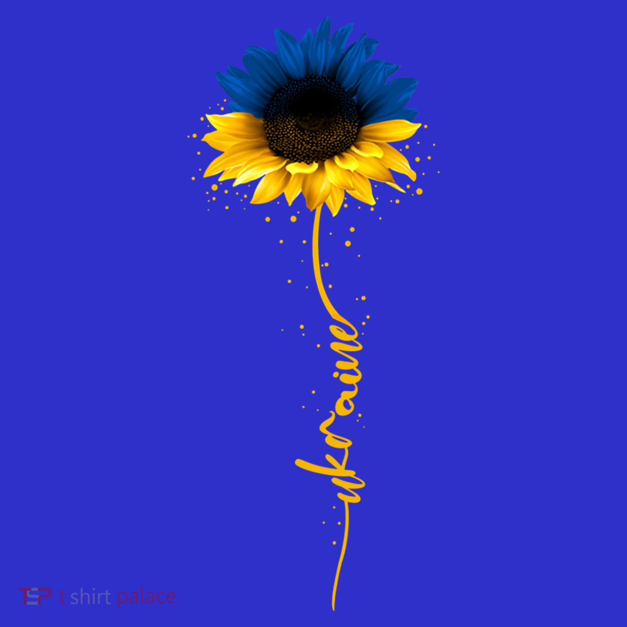 Sunflower Ukrainian Flag Tee I Stand With Ukraine Peace Gift T-Shirt