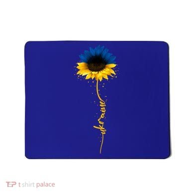 Sunflower Ukrainian Flag Tee I Stand With Ukraine Peace Gift Mousepad