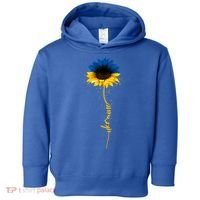 Sunflower Ukrainian Flag Tee I Stand With Ukraine Peace Gift Toddler Hoodie thumb 0
