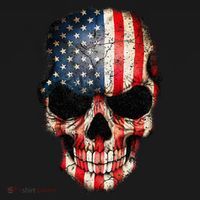 Skull USA Flag 4th of July American Patriotic Women's Tank Top thumb 5