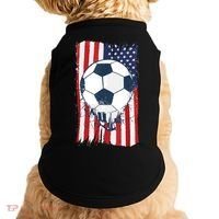 Soccer USA Flag , Soccer Ball Graphic Boys  Doggie Tank thumb 0