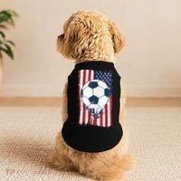 Soccer USA Flag , Soccer Ball Graphic Boys  Doggie Tank thumb 2