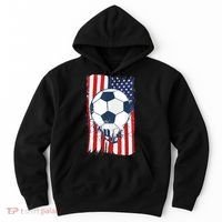 Soccer USA Flag , Soccer Ball Graphic Boys  Hoodie thumb 0