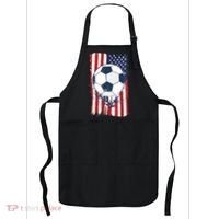 Soccer USA Flag , Soccer Ball Graphic Boys  Apron thumb 0
