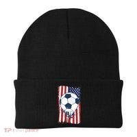 Soccer USA Flag , Soccer Ball Graphic Boys  Beanie thumb 0