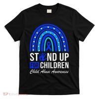 Stand Up For Children Stop Child Abuse Prevention Awareness T-Shirt thumb 0