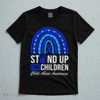 Stand Up For Children Stop Child Abuse Prevention Awareness T-Shirt thumb 5