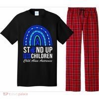 Stand Up For Children Stop Child Abuse Prevention Awareness Pajama Set thumb 0