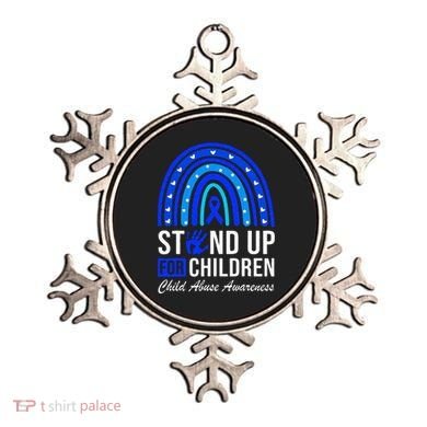 Stand Up For Children Stop Child Abuse Prevention Awareness Ornament