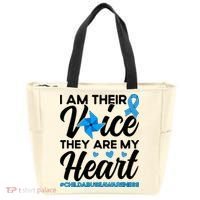 Stand Up For Children Boho Rainbow Child Abuse Awareness Tote Bag thumb 0