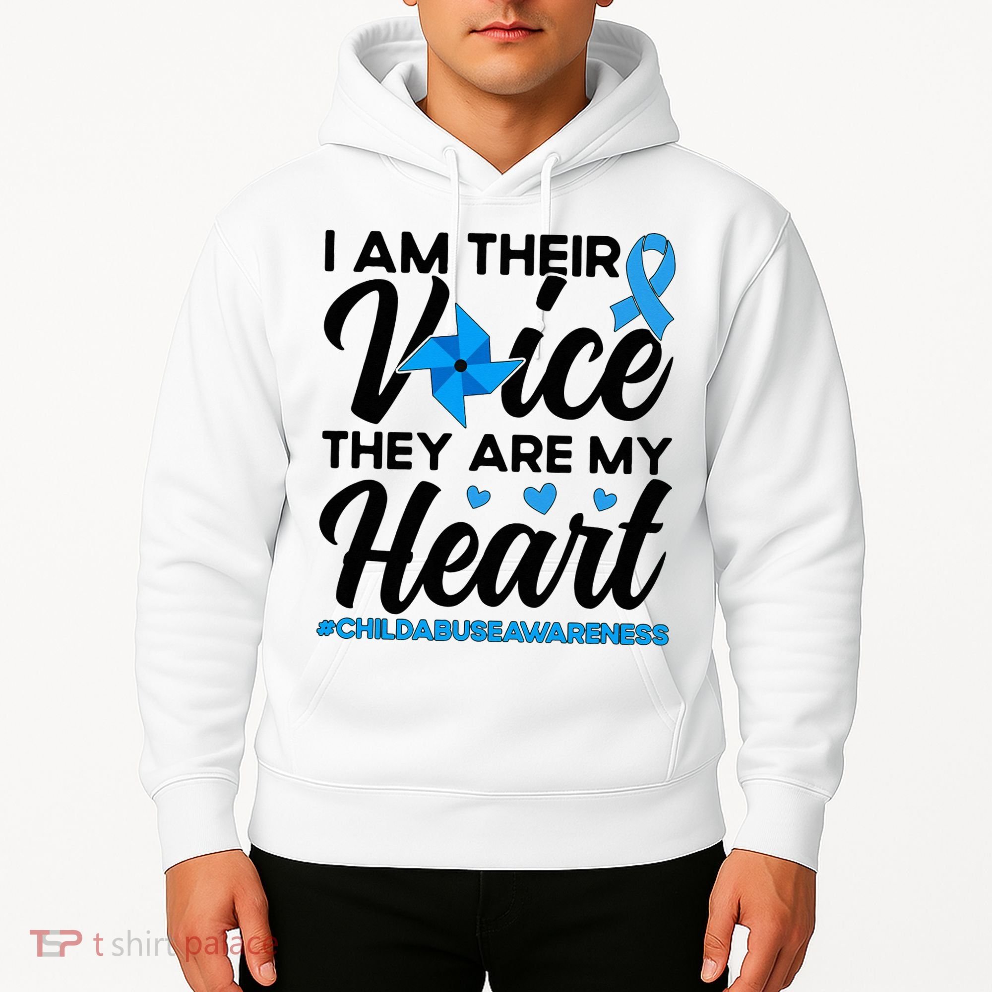 Stand Up For Children Boho Rainbow Child Abuse Awareness Hoodie