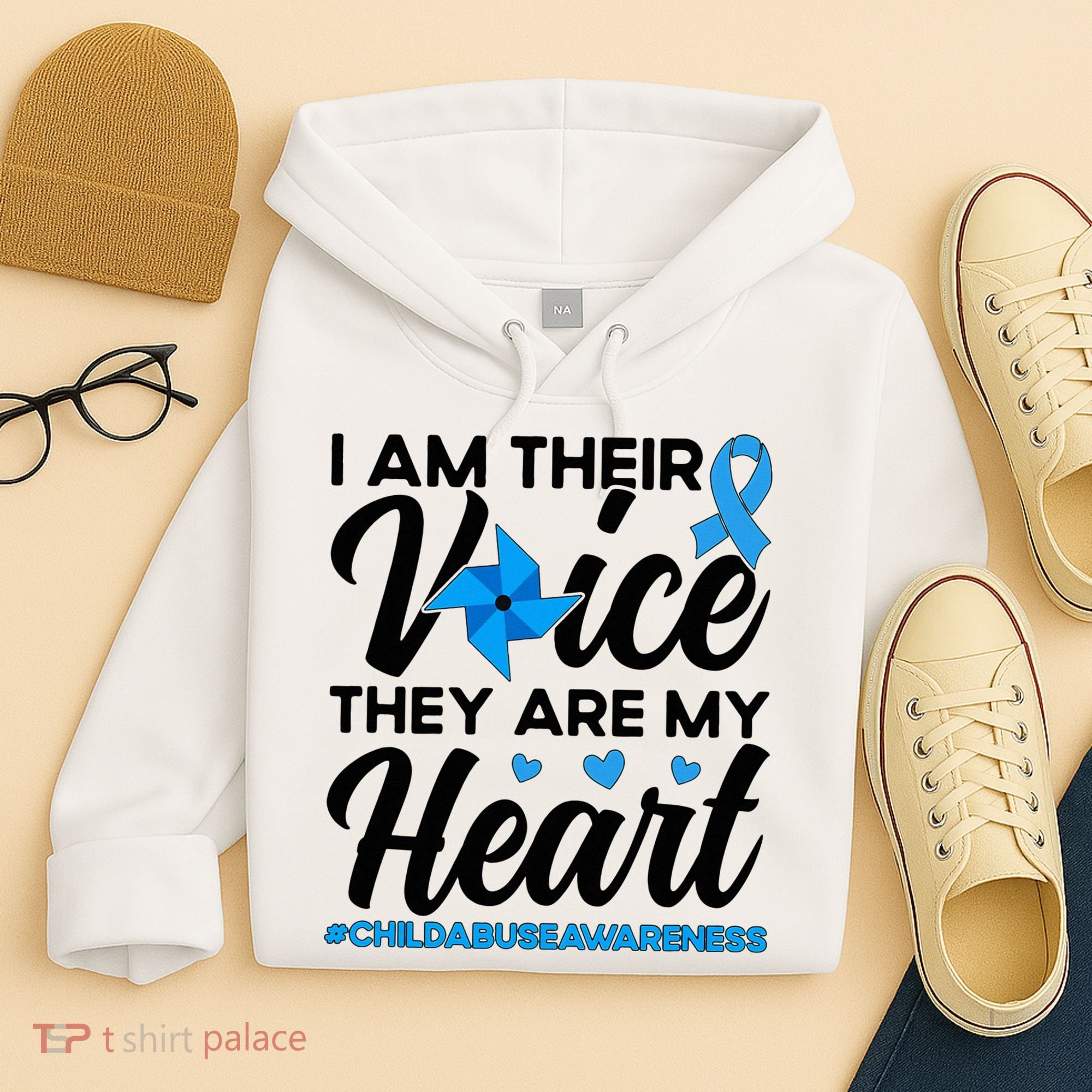 Stand Up For Children Boho Rainbow Child Abuse Awareness Hoodie
