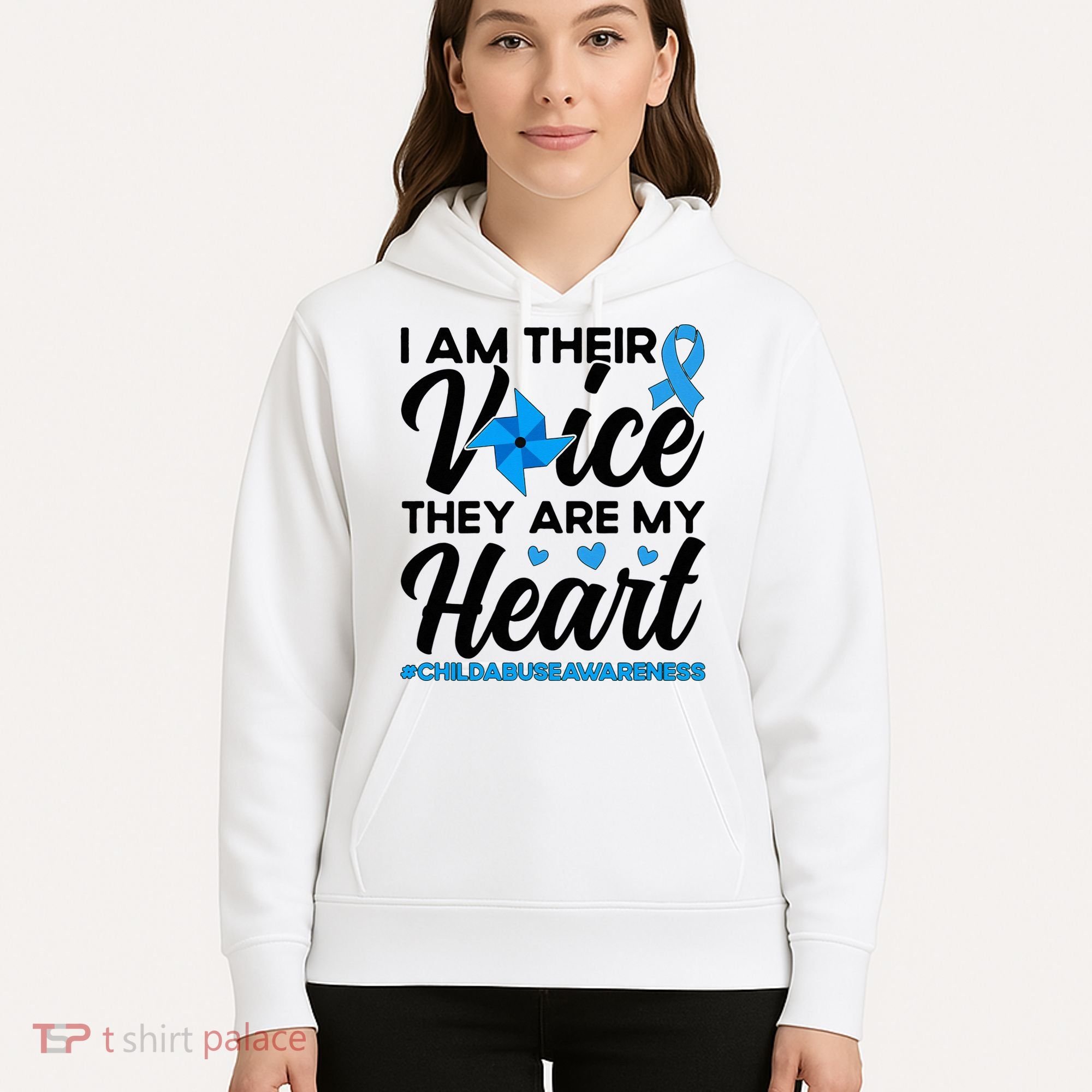Stand Up For Children Boho Rainbow Child Abuse Awareness Hoodie