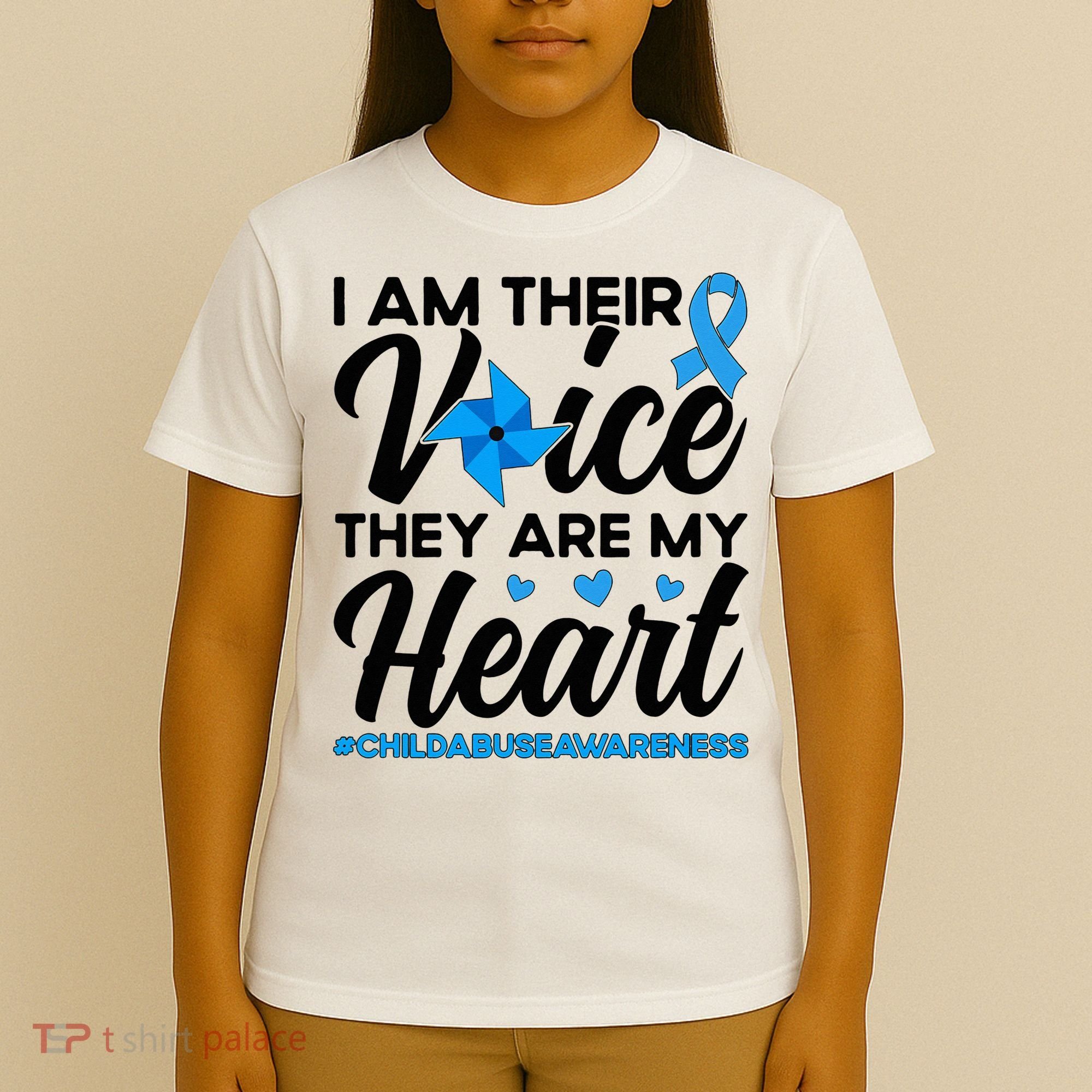 Stand Up For Children Boho Rainbow Child Abuse Awareness T-Shirt
