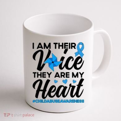 Stand Up For Children Boho Rainbow Child Abuse Awareness Coffee Mug back