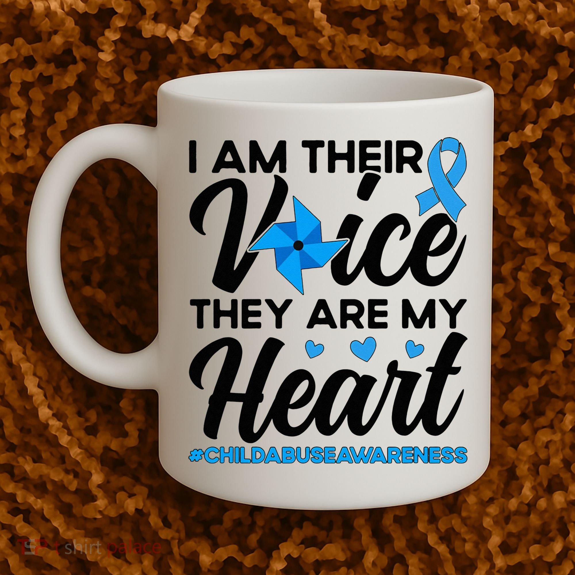Stand Up For Children Boho Rainbow Child Abuse Awareness Coffee Mug
