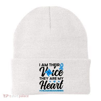 Stand Up For Children Boho Rainbow Child Abuse Awareness Beanie