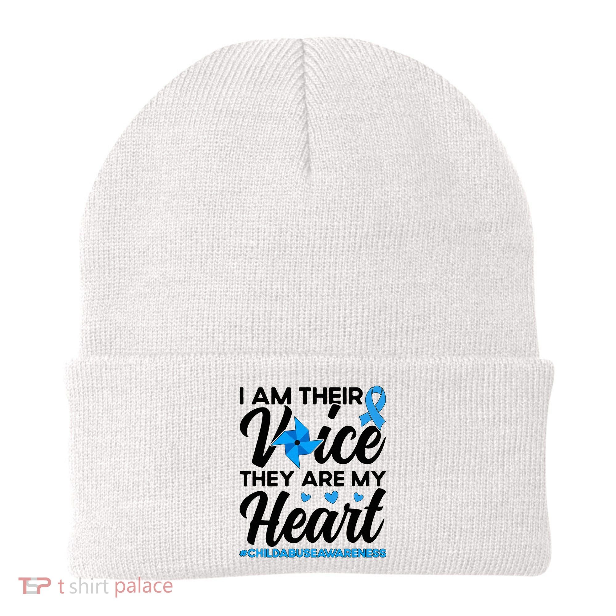Stand Up For Children Boho Rainbow Child Abuse Awareness Beanie