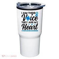 Stand Up For Children Boho Rainbow Child Abuse Awareness Tumbler thumb 0