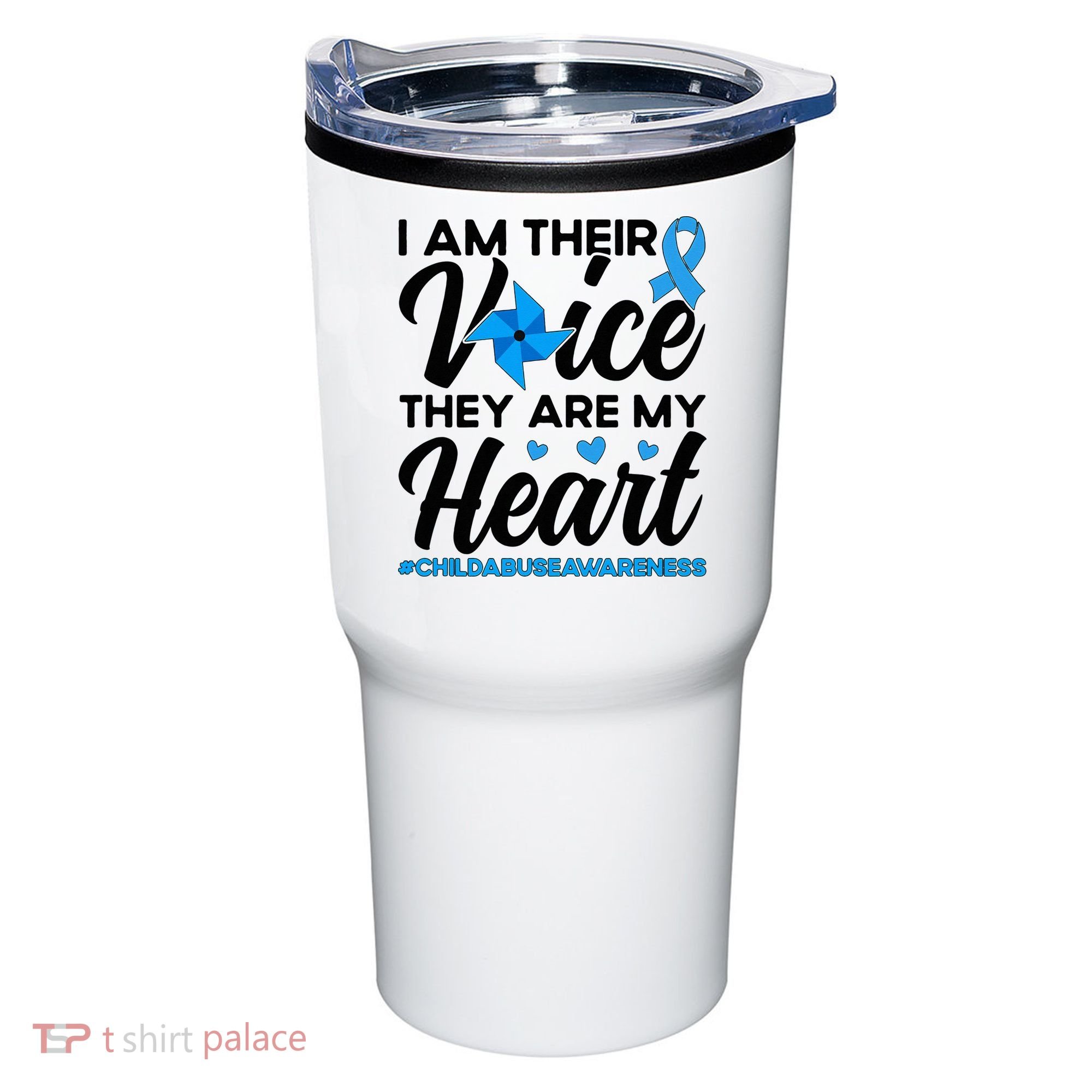 Stand Up For Children Boho Rainbow Child Abuse Awareness Tumbler
