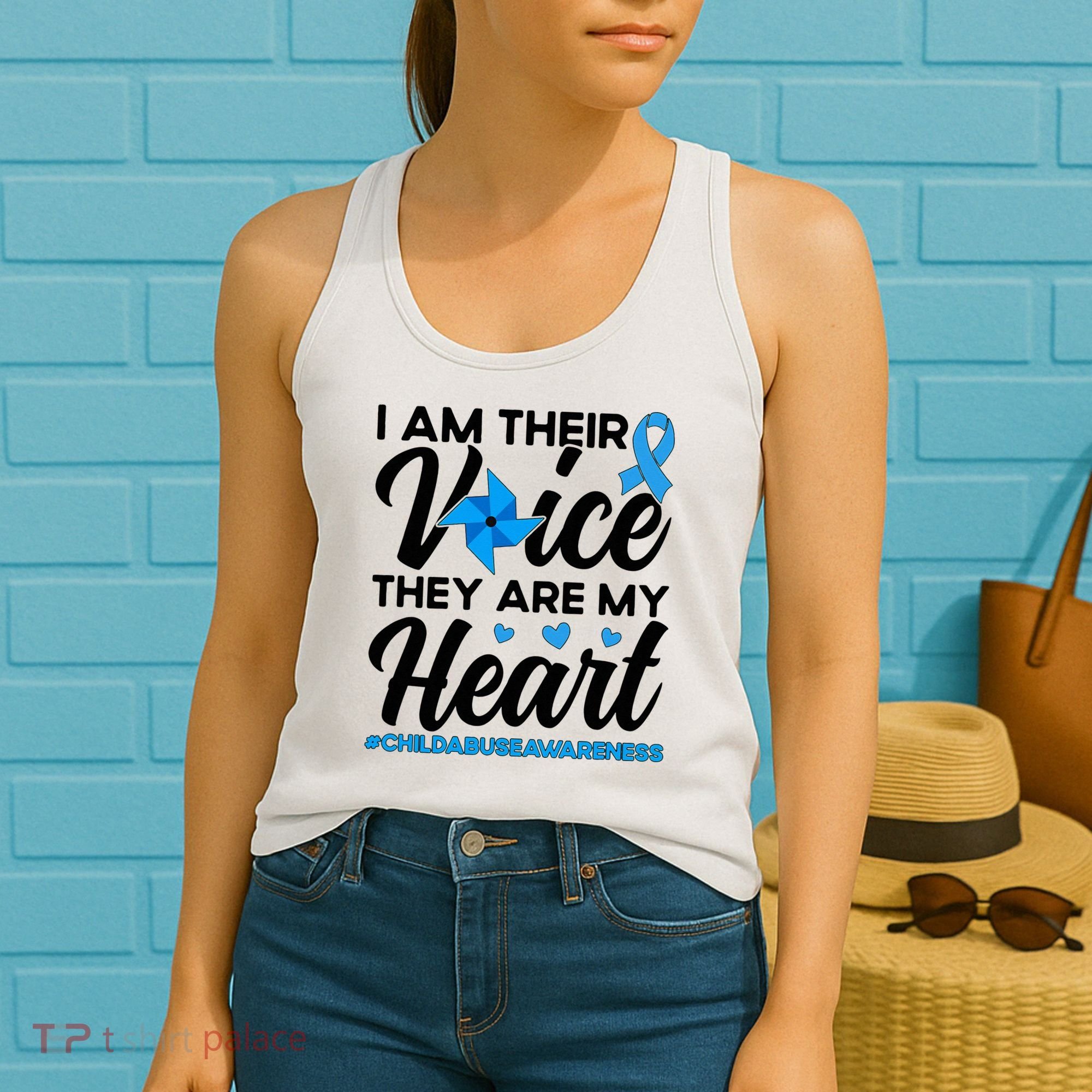 Stand Up For Children Boho Rainbow Child Abuse Awareness Women's Tank Top
