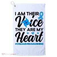 Stand Up For Children Boho Rainbow Child Abuse Awareness Golf Towel thumb 0
