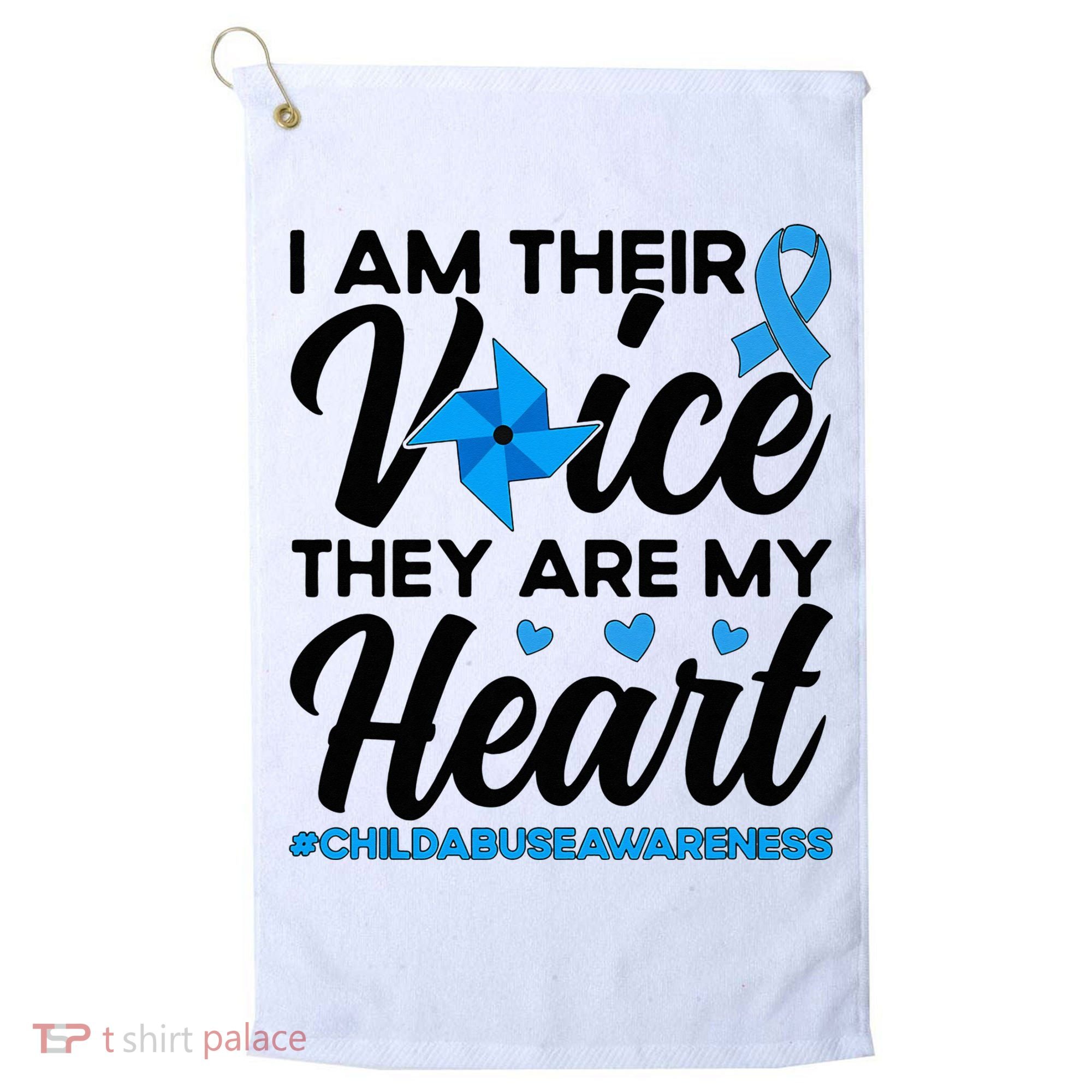 Stand Up For Children Boho Rainbow Child Abuse Awareness Golf Towel