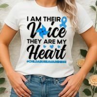 Stand Up For Children Boho Rainbow Child Abuse Awareness Women's T-Shirt thumb 2