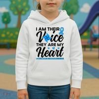 Stand Up For Children Boho Rainbow Child Abuse Awareness Kids Hoodie thumb 3