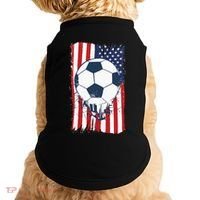 Soccer USA Flag, Soccer Ball Graphic Doggie Tank thumb 0