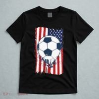 Soccer USA Flag, Soccer Ball Graphic T-Shirt thumb 5