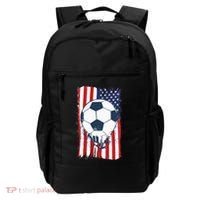 Soccer USA Flag, Soccer Ball Graphic Backpack thumb 0