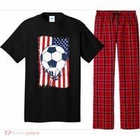 Soccer USA Flag, Soccer Ball Graphic Pajama Set thumb 0