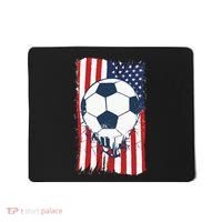 Soccer USA Flag, Soccer Ball Graphic Mousepad thumb 0