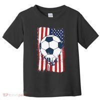 Soccer USA Flag, Soccer Ball Graphic Toddler T-Shirt thumb 0