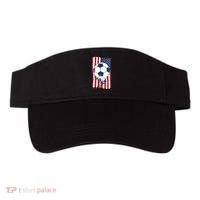 Soccer USA Flag, Soccer Ball Graphic Visor thumb 0