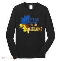 Sunflower Ukraine Flag I Stand With Ukraine Long Sleeve Shirt thumb 0