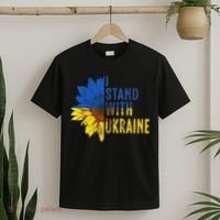 Sunflower Ukraine Flag I Stand With Ukraine T-Shirt thumb 2