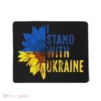 Sunflower Ukraine Flag I Stand With Ukraine Mousepad thumb 0