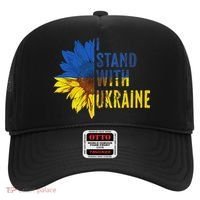 Sunflower Ukraine Flag I Stand With Ukraine Hat thumb 0
