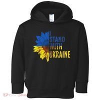 Sunflower Ukraine Flag I Stand With Ukraine Toddler Hoodie thumb 0